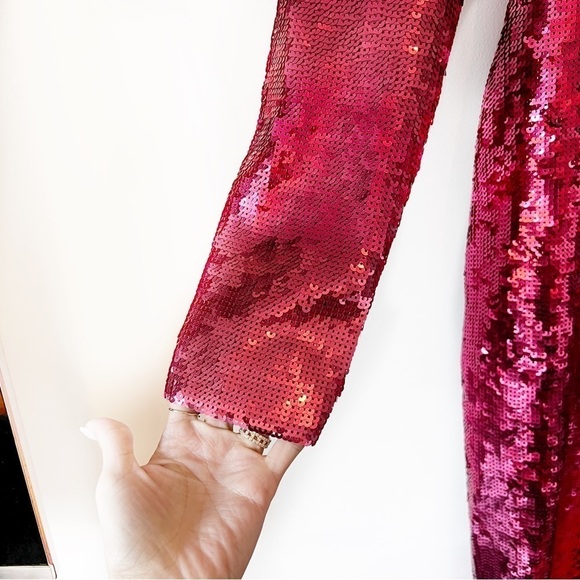 NWT Veronica Beard Sequins Midi Dress Size 8 - Picture 5 of 11